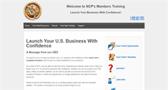 Desktop Screenshot of ncpmembers.com